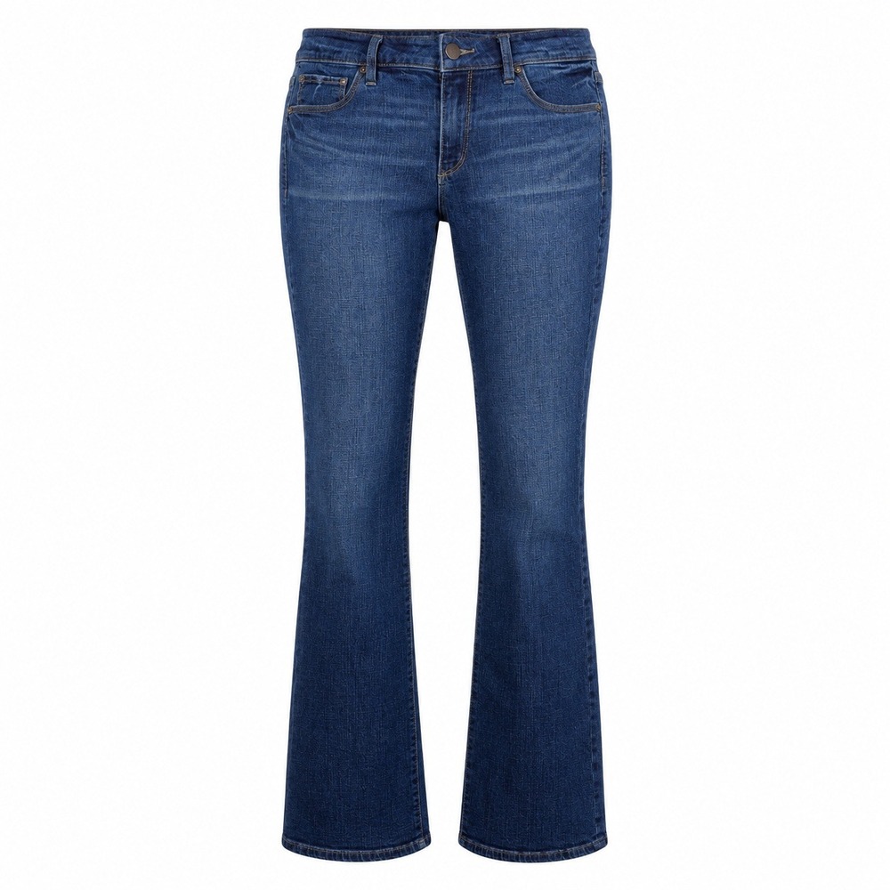 Ann‎ Taylor Loft Curvy Bootcut Jeans Womens 28/6 Blue Medium Wash Stretch Denim